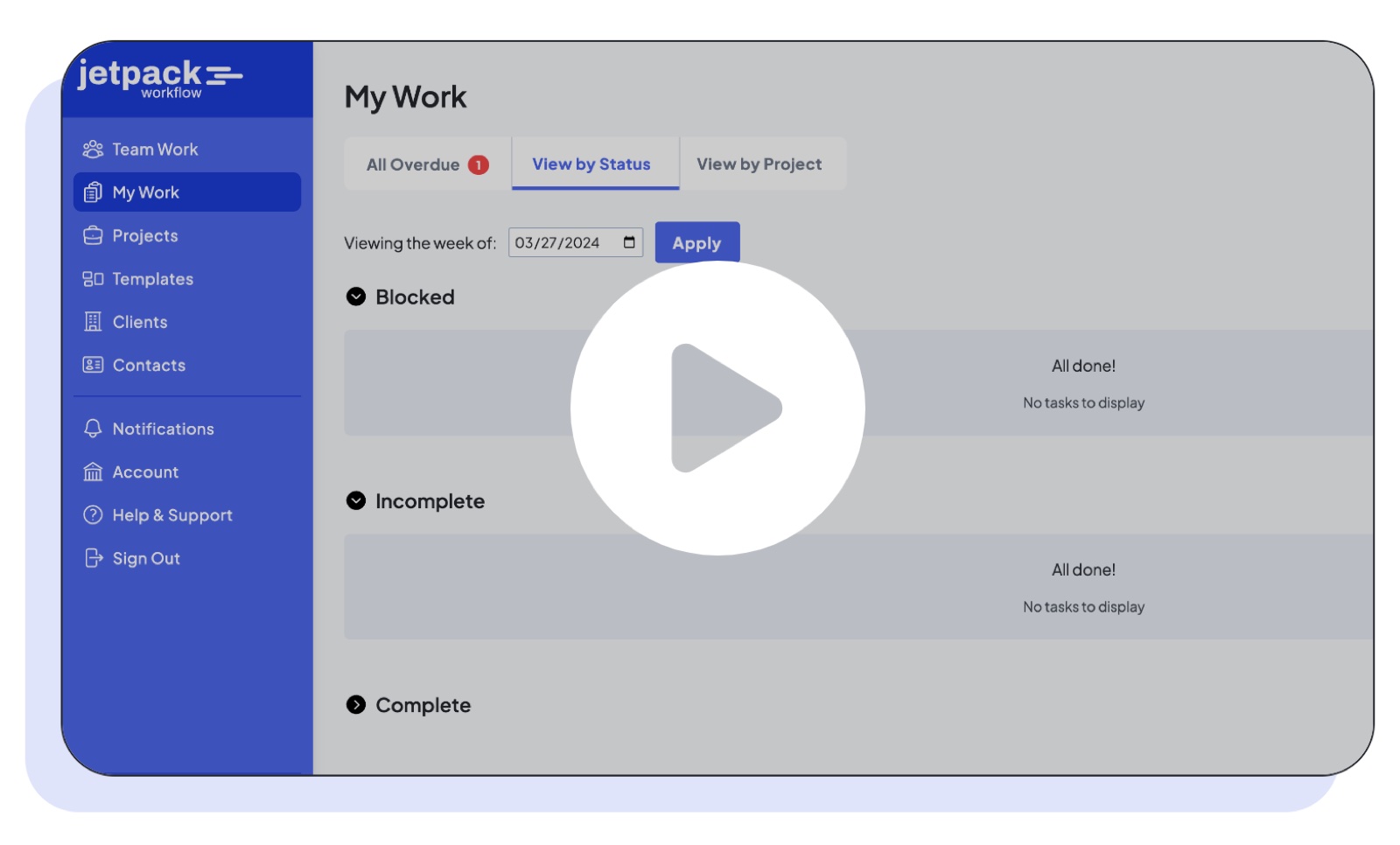 Jetpack Workflow interface